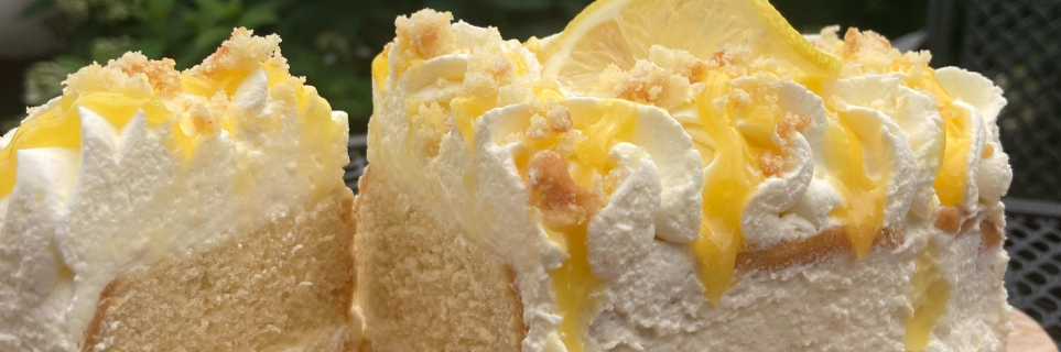 Zomerse slagroomstam met lemon curd: een fris en glutenvrij gebakje!