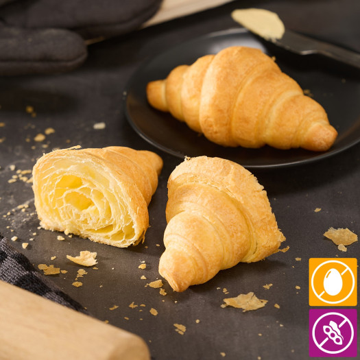 Roomboter Croissants glutenvrij 2x75g (afbak)