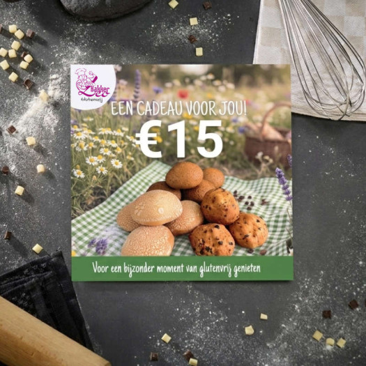 Cadeaubon t.w.v. €15,-