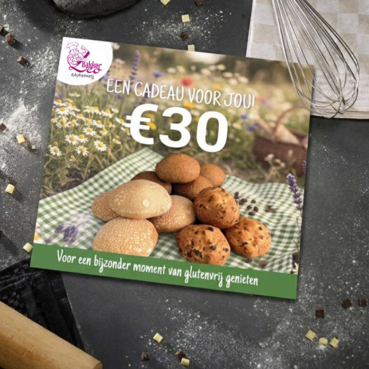 Geschenkbon t.w.v. €30,-